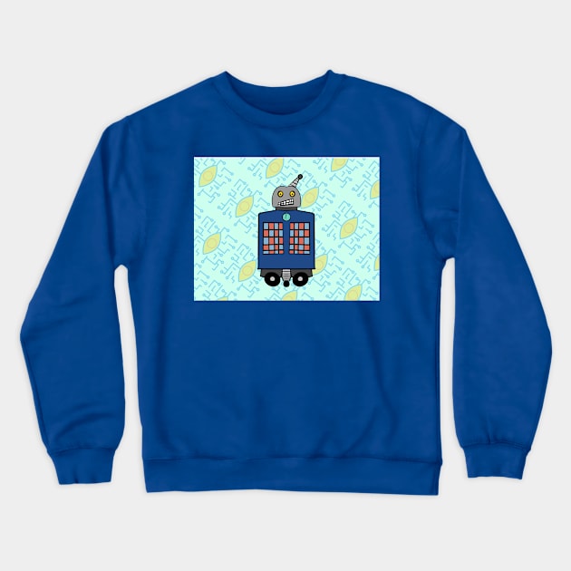 September Rolling Robot Crewneck Sweatshirt by Soundtrack Alley